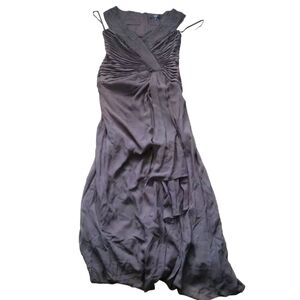 TADASHI Collection Brown Ruched Sheath Dress Size 12